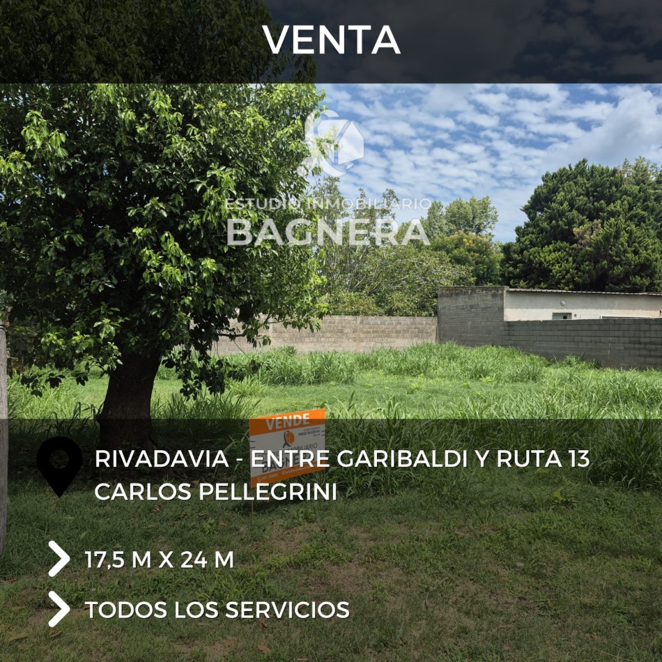 TERRENO CON GENEROSO FRENTE