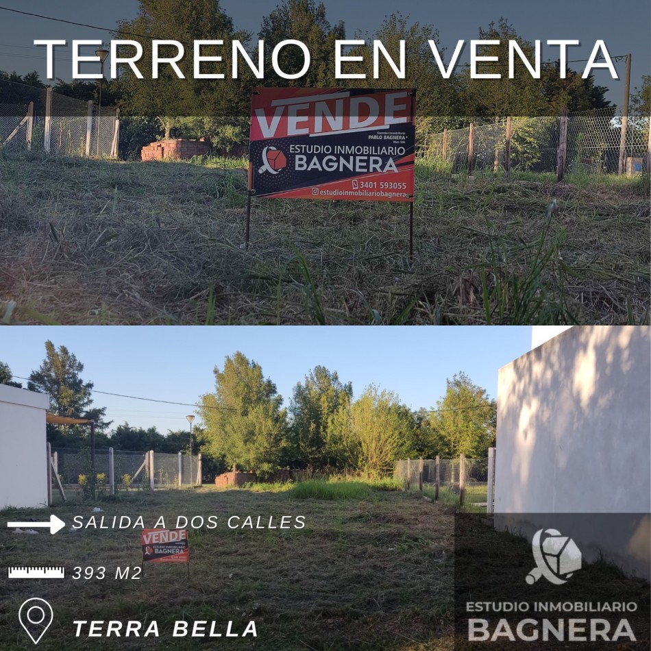 LOTE CON DOS INGRESOS - FRENTE Y CONTRAFRENTE -