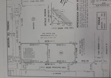 lote 20 metros frente