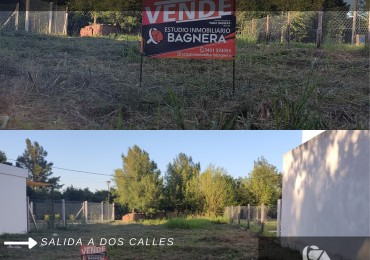 LOTE CON DOS INGRESOS - FRENTE Y CONTRAFRENTE -